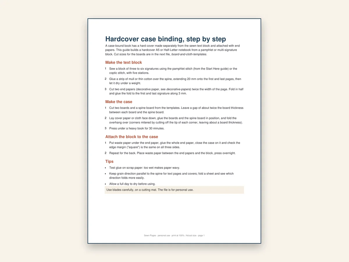 Cover template flats with spine, bleed and fold lines marked