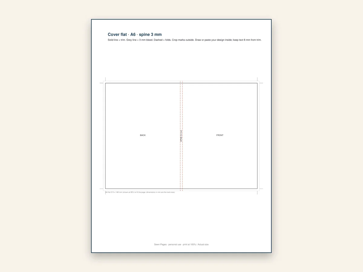 Spine labels, gift tags and book plates printed on label sheets
